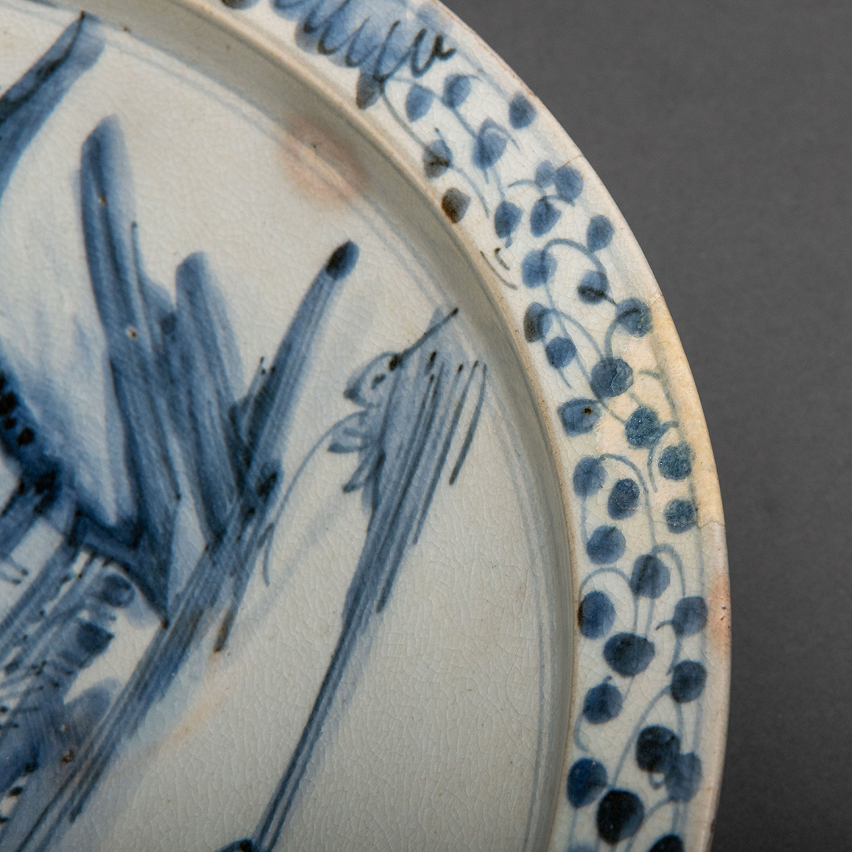 初期伊万里　染付山水図盃　本物保証 初期伊万里染付盃- Kyoto Ohto Antique Art Association