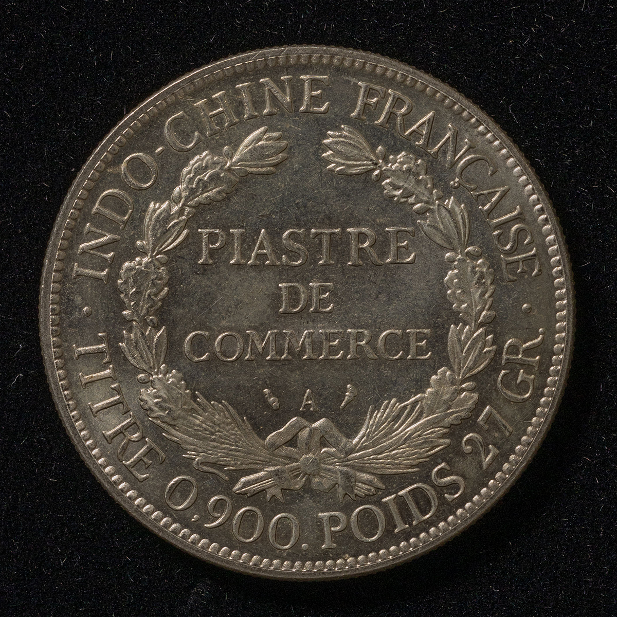 銀貨 フランス 仏領 インドシナ1895年 ピアストル 希少 貨幣博物館 | フランス領インドシナ 1ピアストル銀貨（1895年A