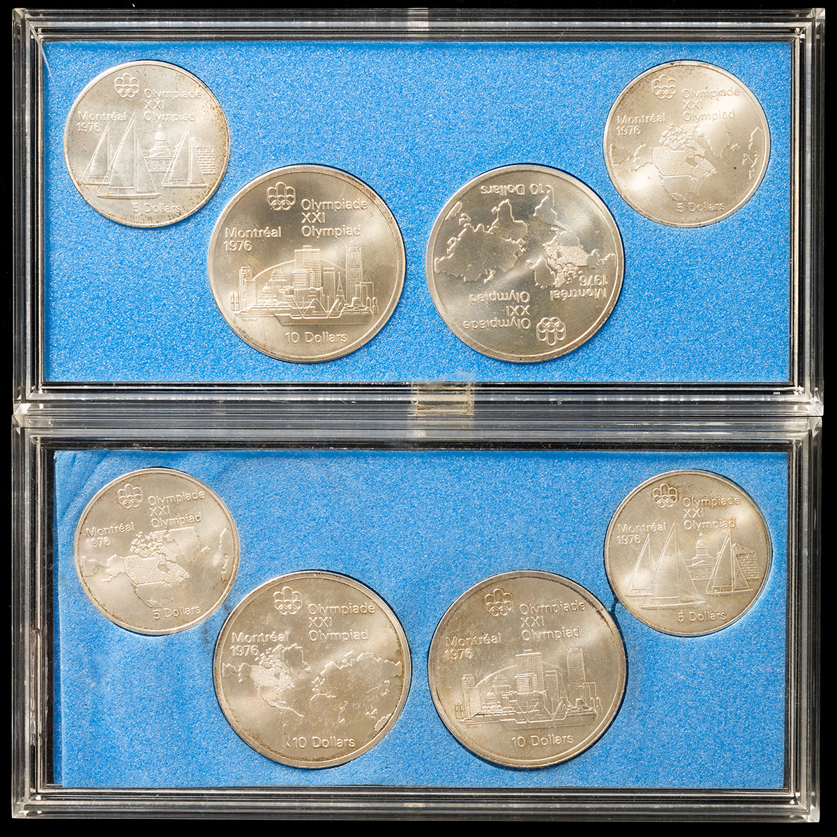 貨幣博物館 | カナダ銀貨8枚セット（1976年）10ドル銀貨 約48.65ｇ 4枚 