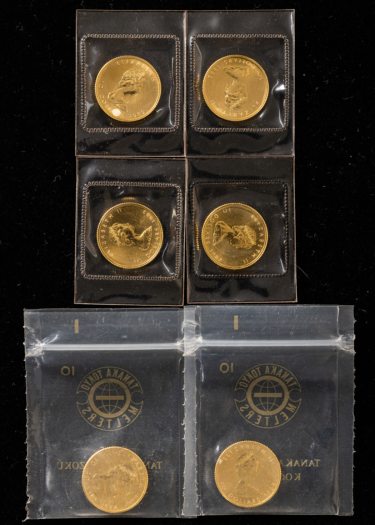 auction,カナダ10ドルメイプルリーフ金貨1/4OZ（純金）（1枚約7.785ｇ