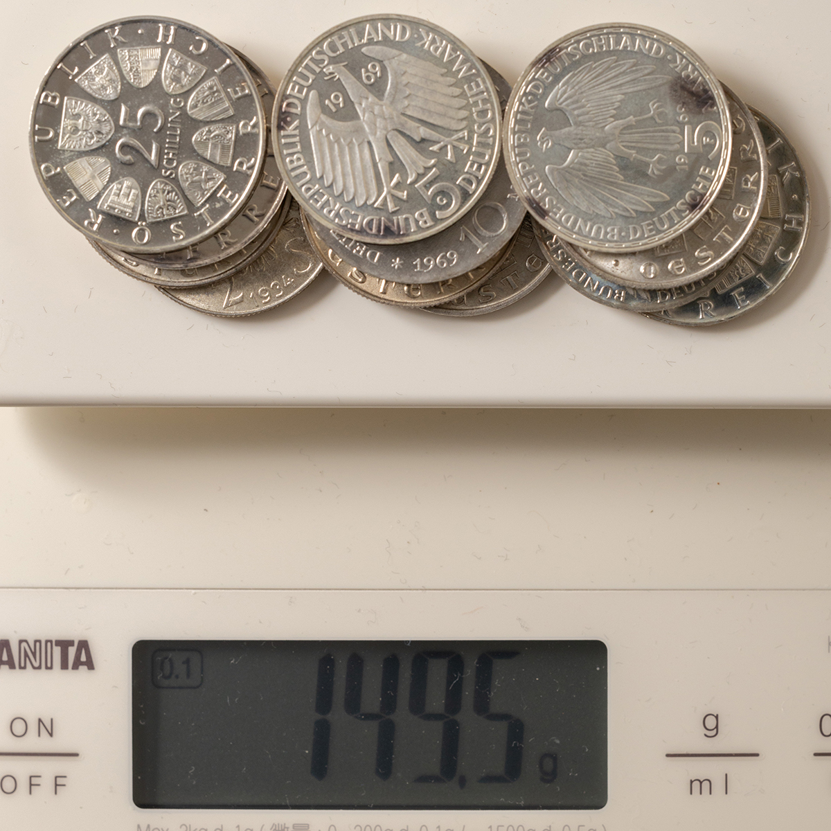 貨幣博物館 | 外国銀貨 計12枚 合計約149.5g 返品不可 Sold as is No