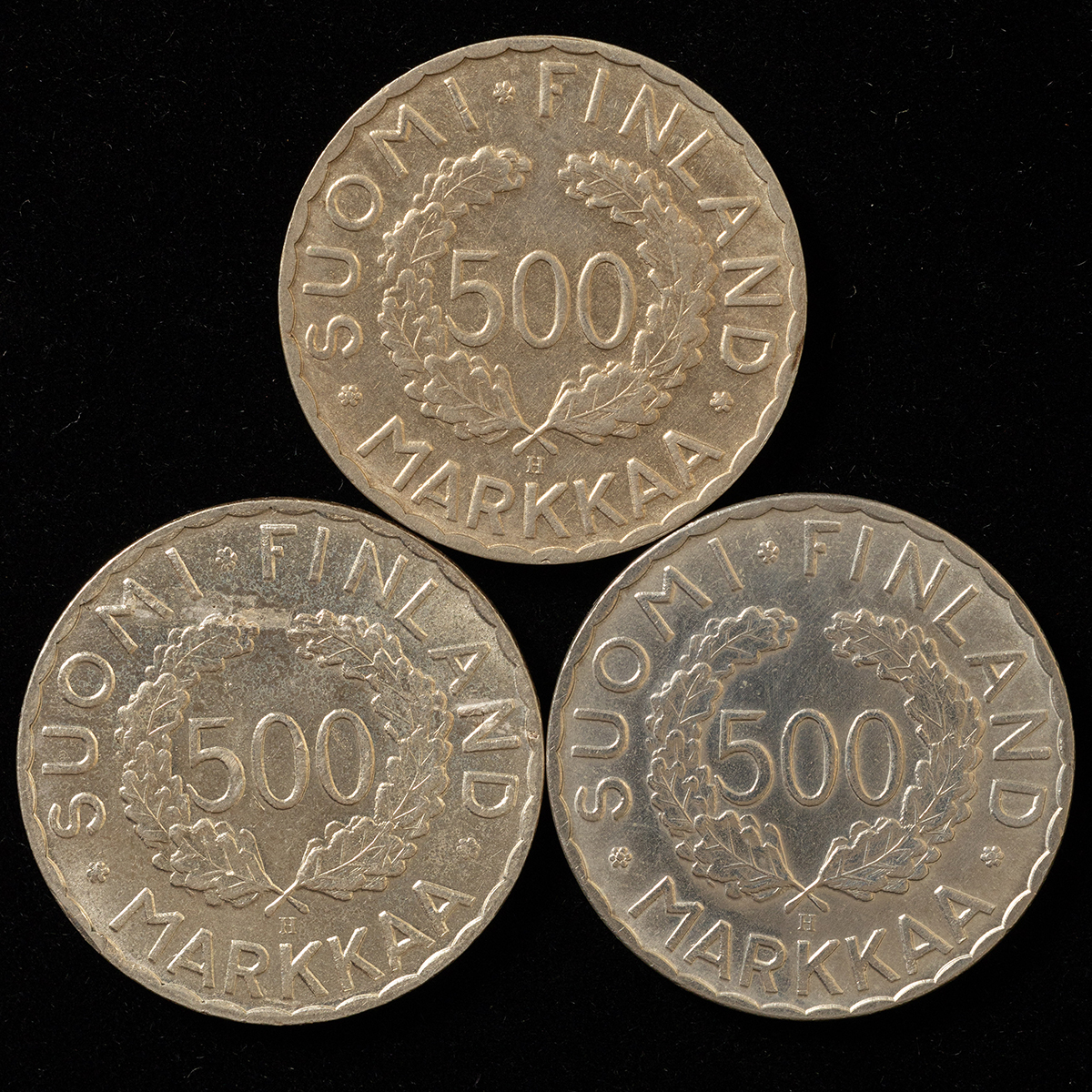 フィンランド 1951 500マルッカ銀貨 ヘルシンキ・オリンピック記念