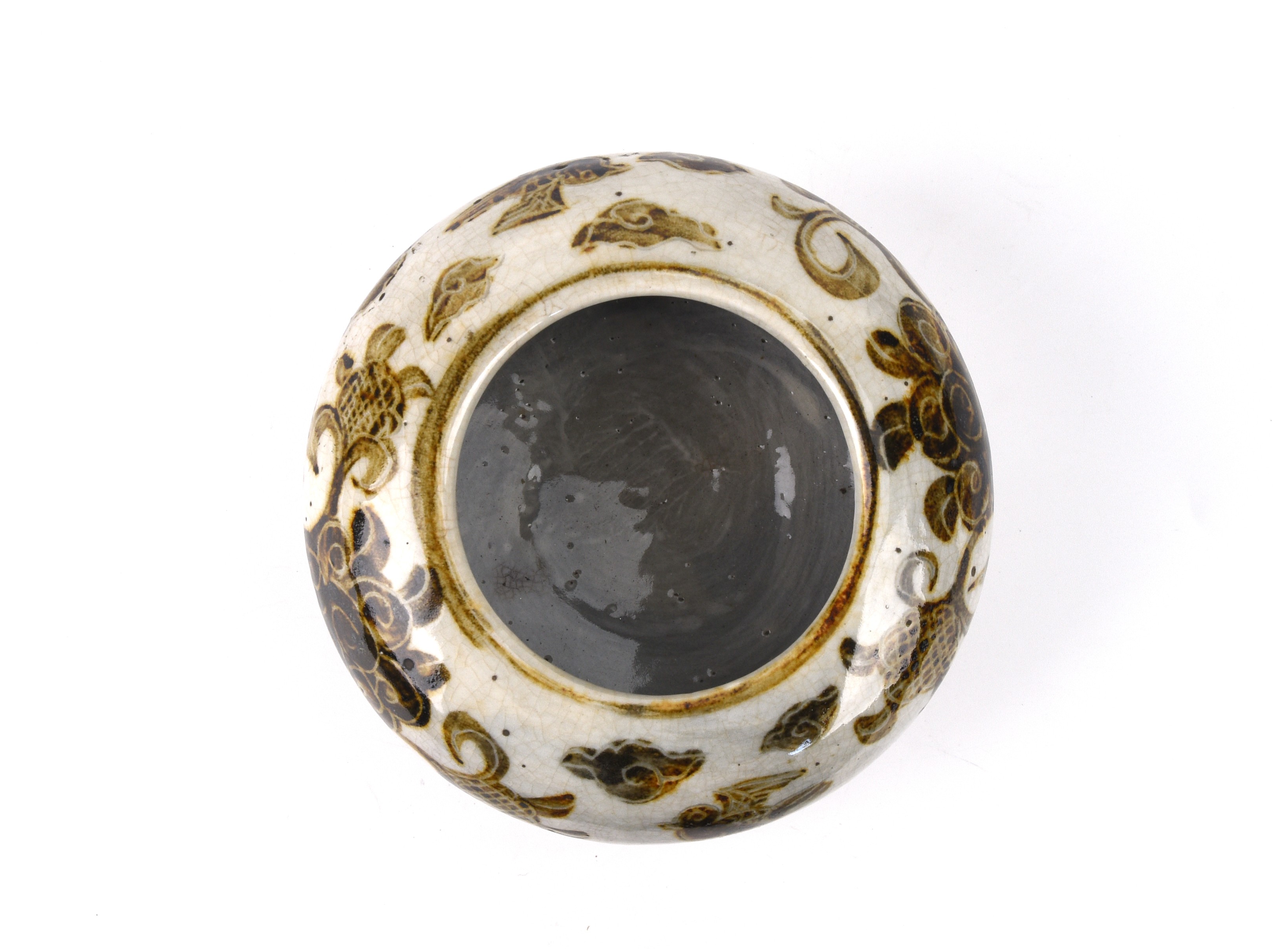 貨幣博物館 | 青木木米造唐草紋香炉 花草紋銀火屋付 青木木米作品集