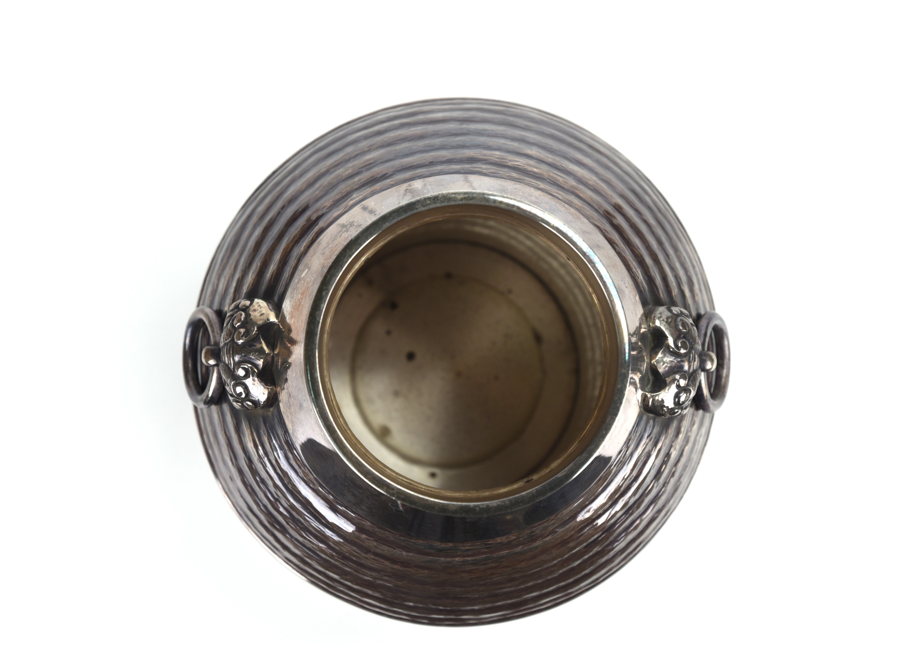 【夢工房】金匠堂山口丹金造銀製貝匙大小箱入共箱　MA7