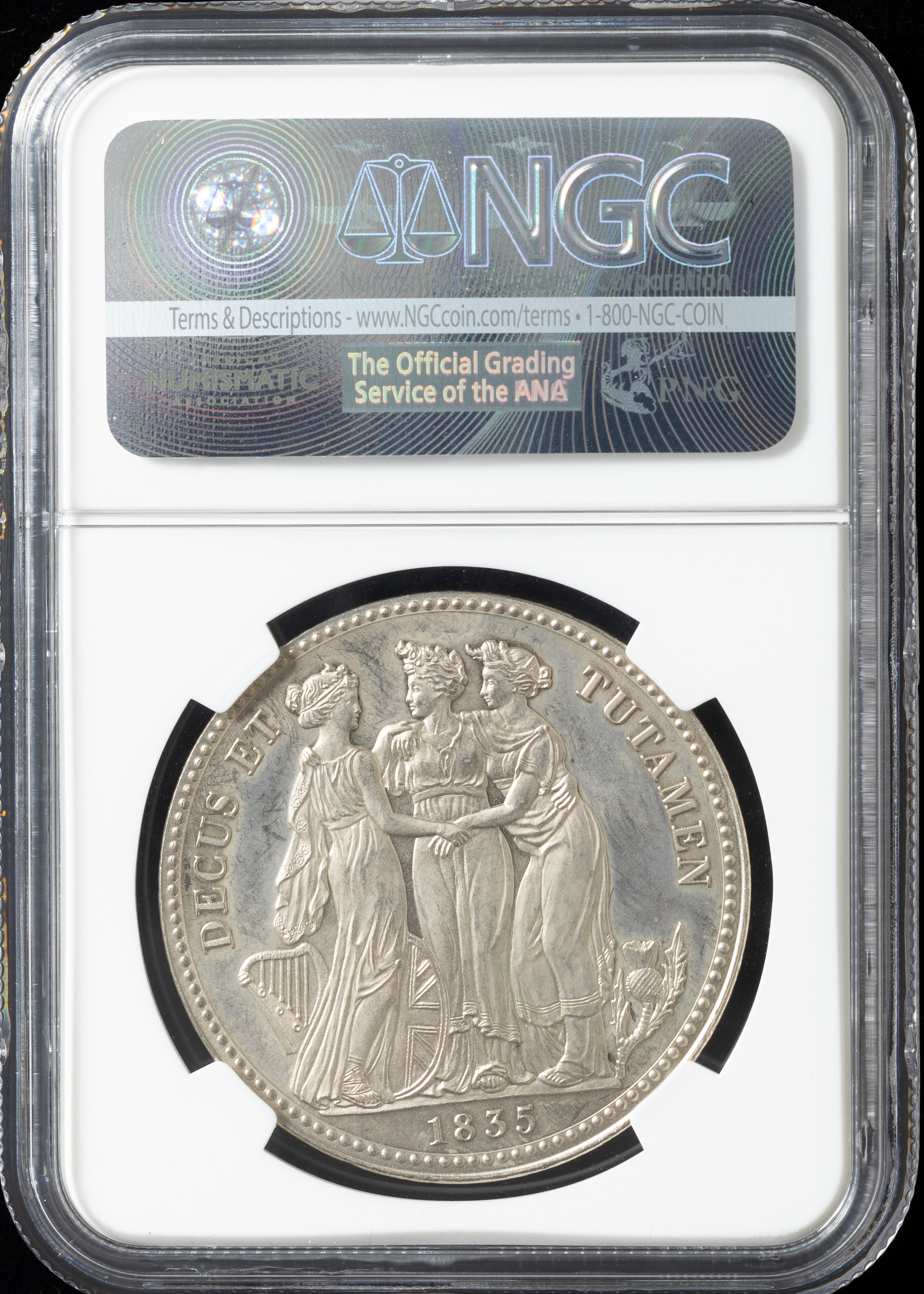 貨幣博物館 | イギリス クラウン銀貨（再鋳造）「ウイリアム4世