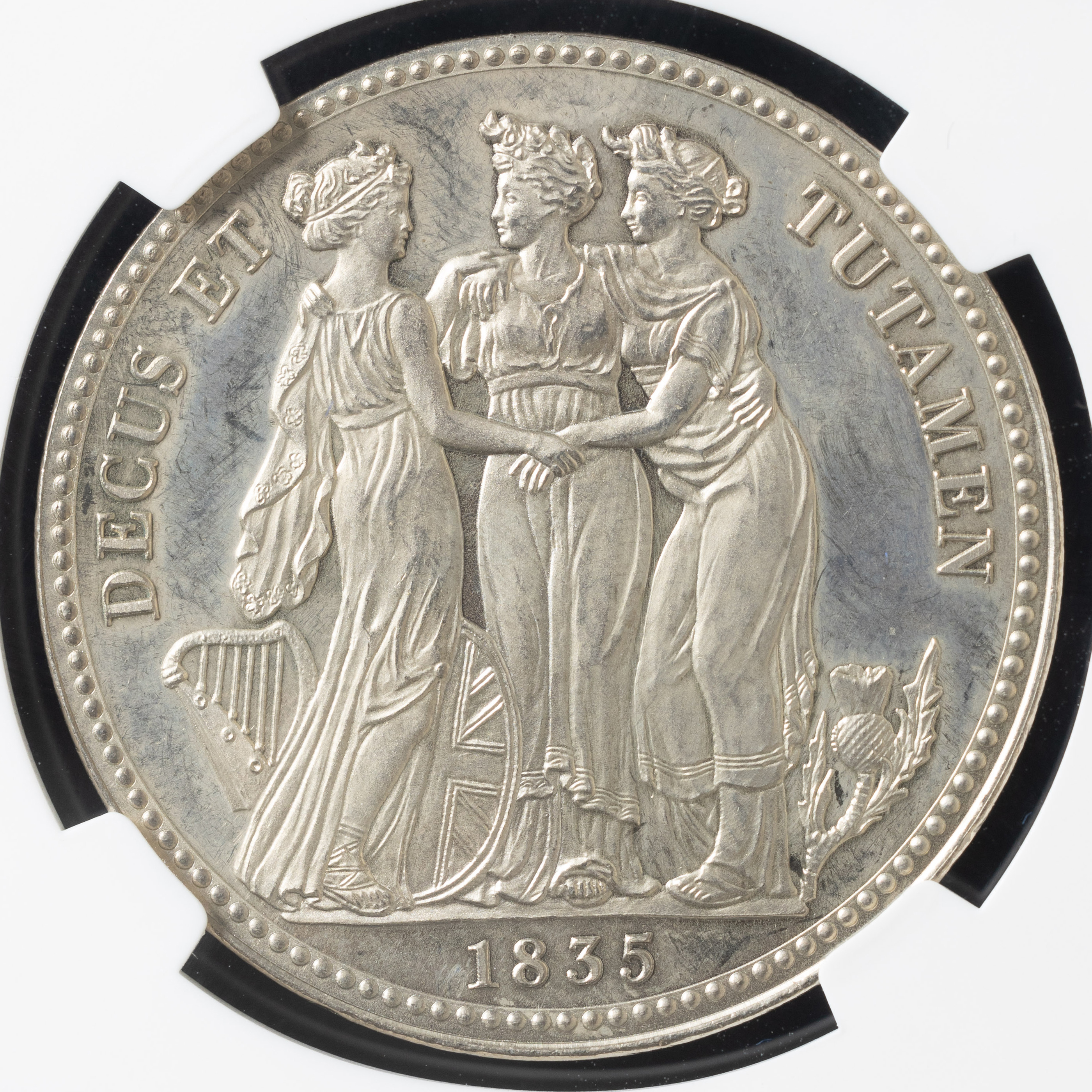 貨幣博物館 | イギリス クラウン銀貨（再鋳造）「ウイリアム4世