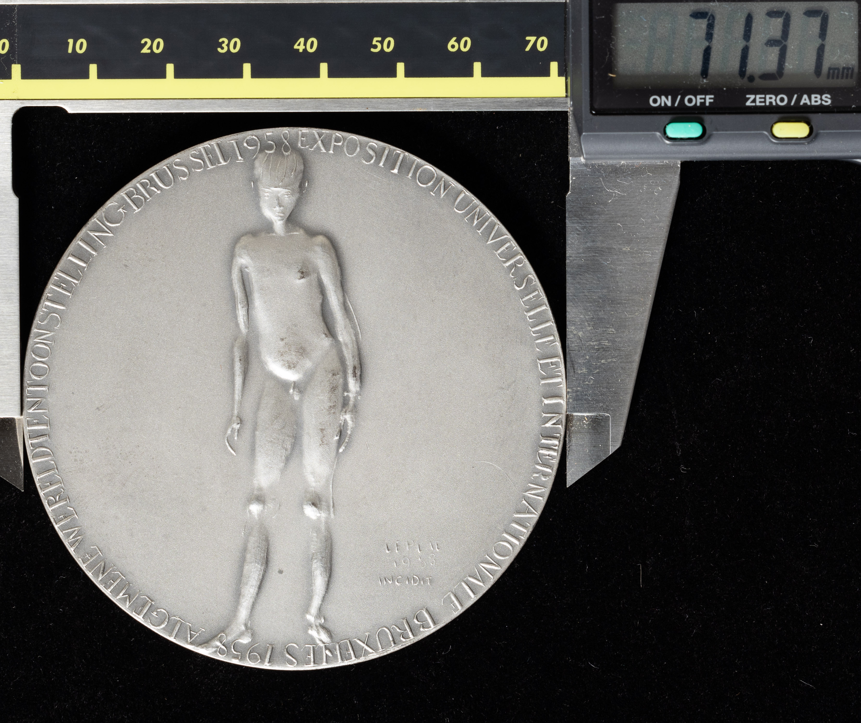 貨幣博物館 | ブリュッセル万国博覧会記念メダル（1958年）約148.2g