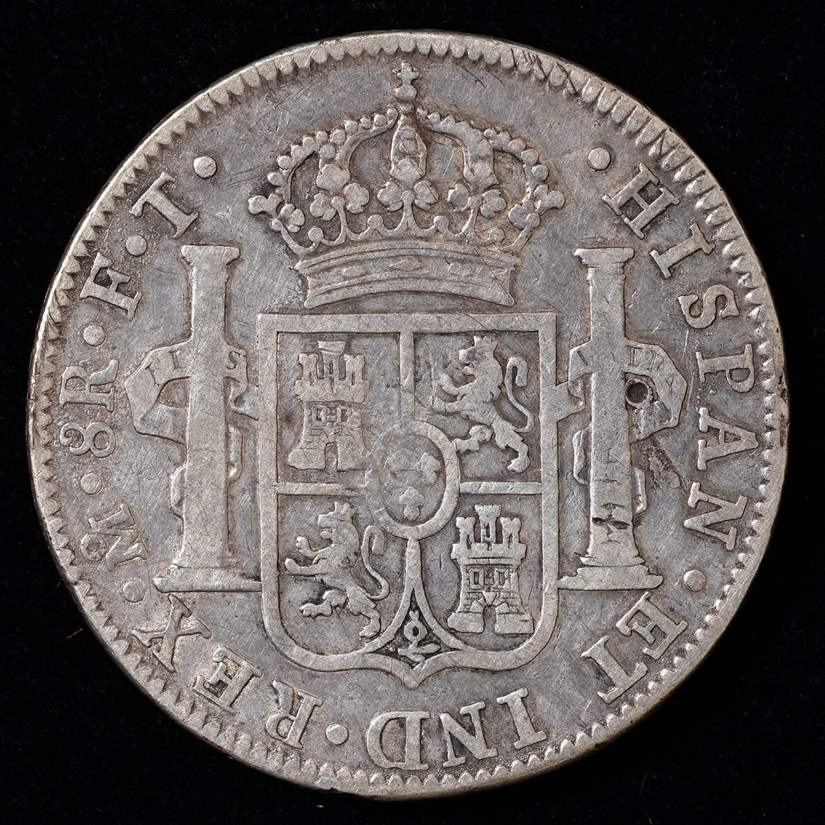 貨幣博物館 | メキシコ8レアル銀貨（1802年） 返品不可 Sold as is No