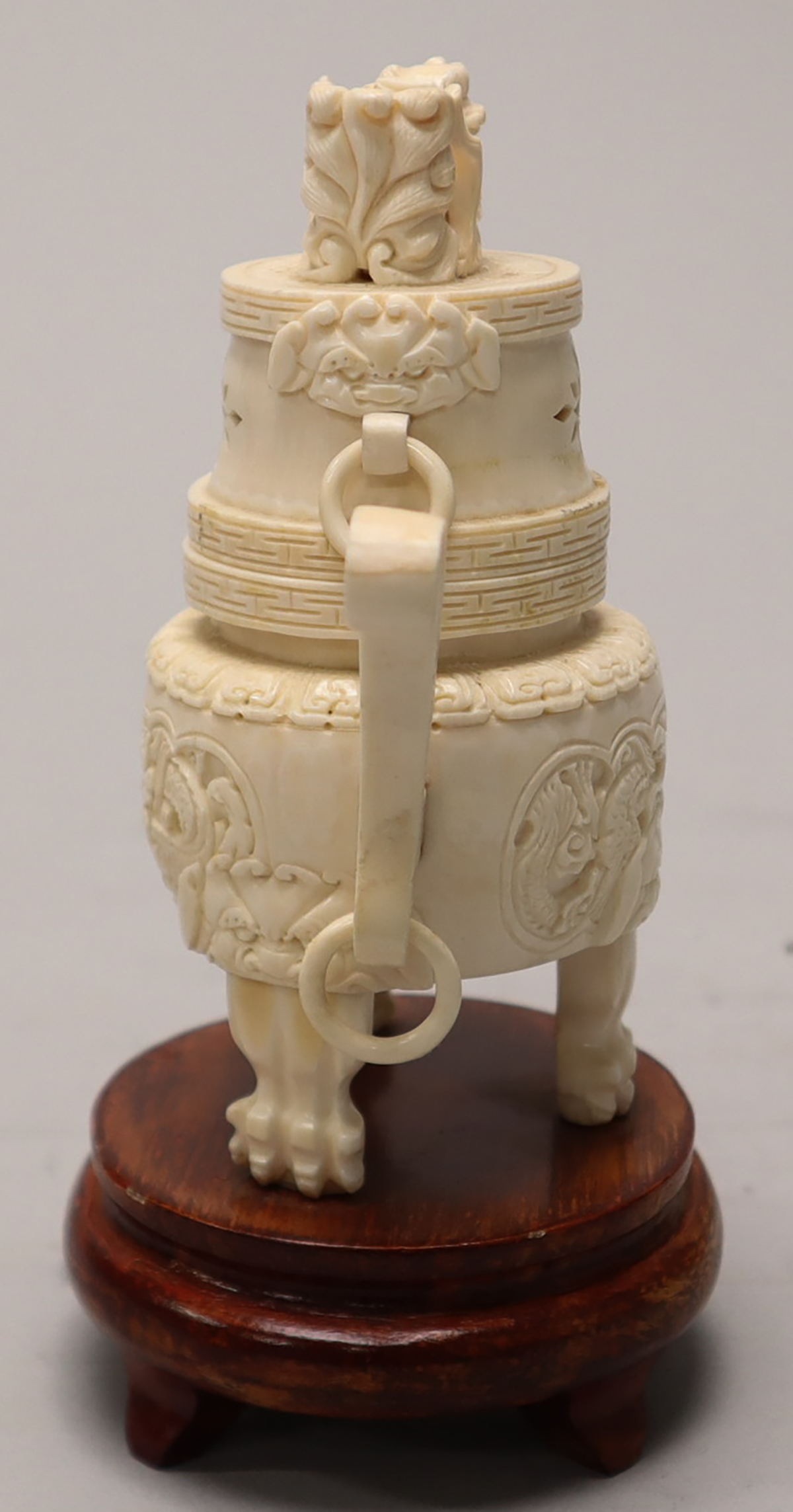 象牙調 中国美術 手作り 香炉 装飾品 置物 象牙調 中国美術 手作り 香炉 装飾品 置物