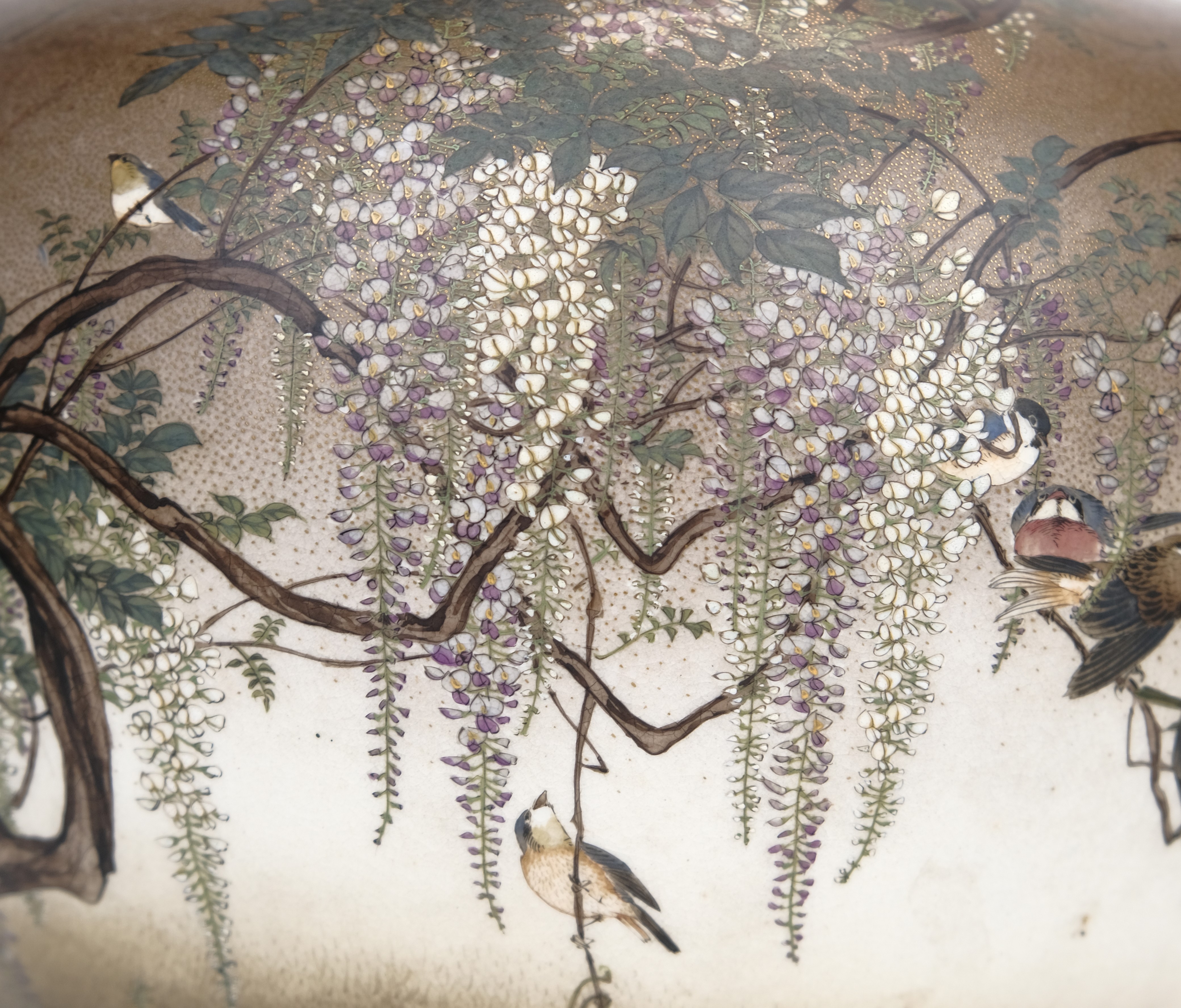 貨幣博物館 | 錦光山造花鳥鶏紋花瓶 ※古美術品の日本国内送料は