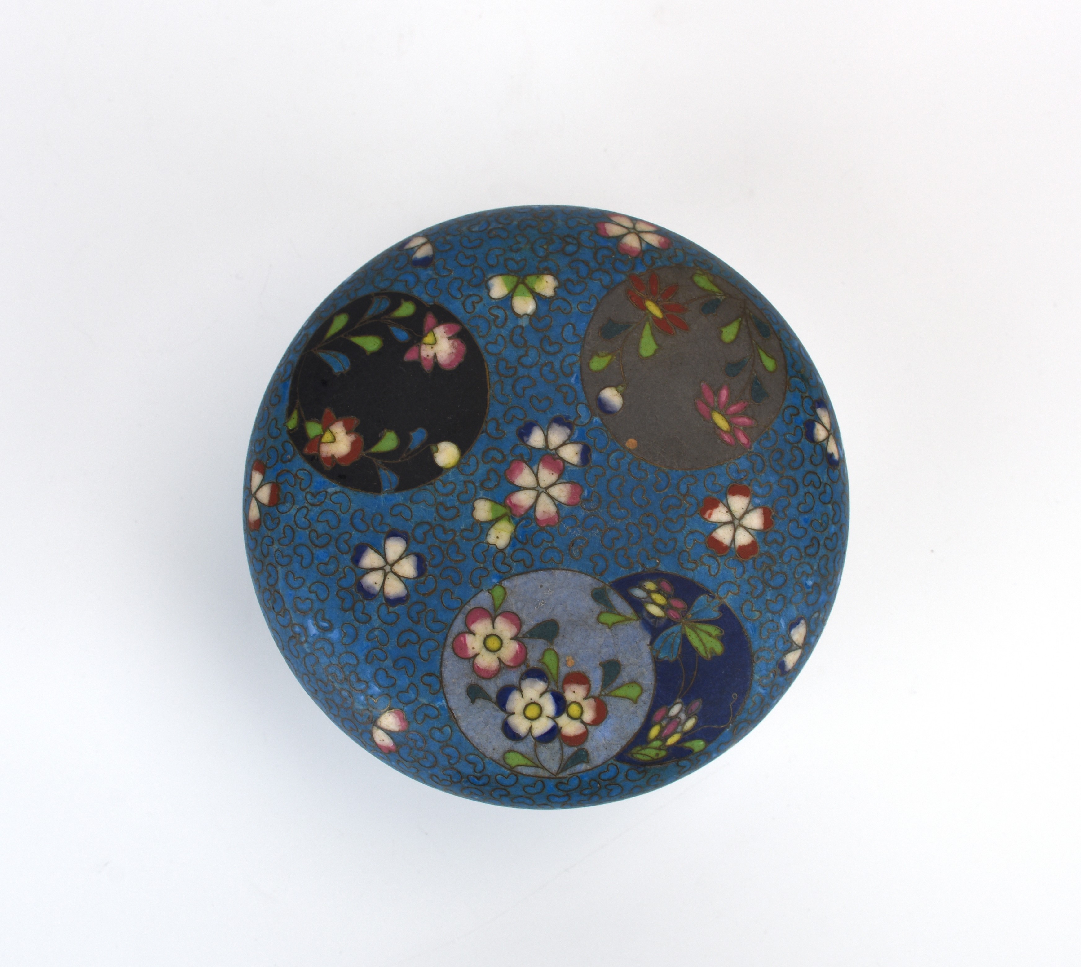 貨幣博物館 | 陶胎七宝蓋付菓子鉢 ※古美術品の日本国内送料は着払い