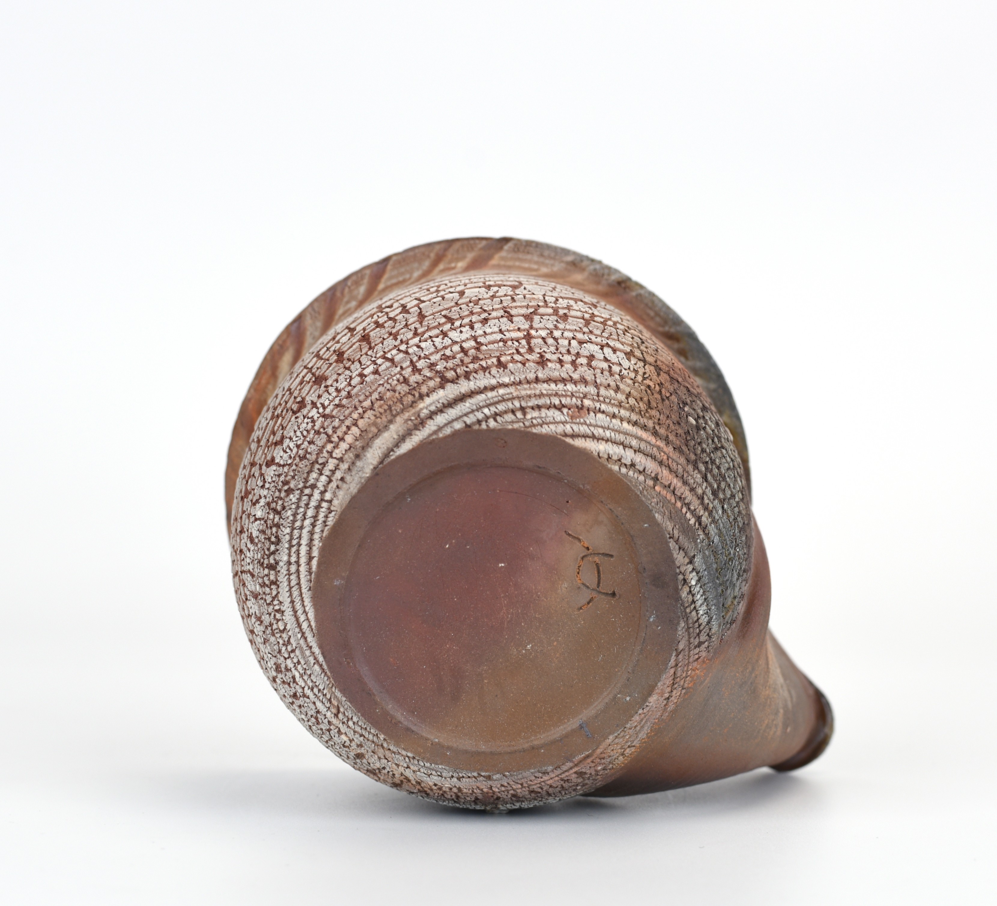 貨幣博物館 | 備前焼 猪俣政昭作 龍摘み龍彫刻宝瓶 共箱 ※古美術品の