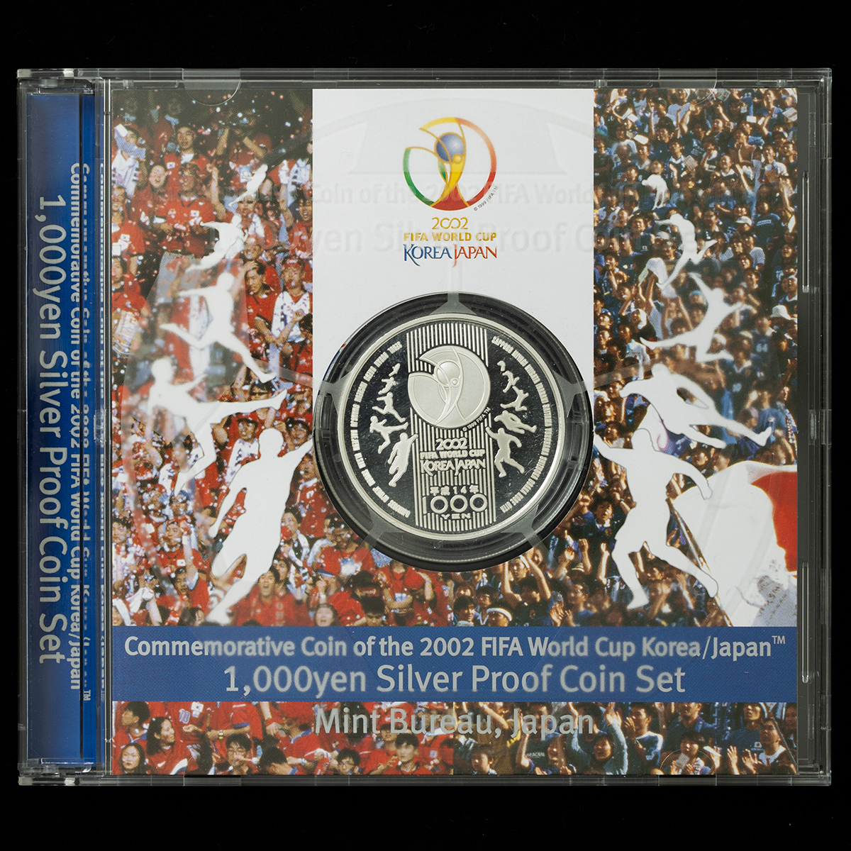 5889【未開封品】2002FIFAワールドカップ記念貨幣 1000円銀貨 2002 FIFAワールドカップ 記念貨幣 1000円銀貨幣 プルーフ貨幣