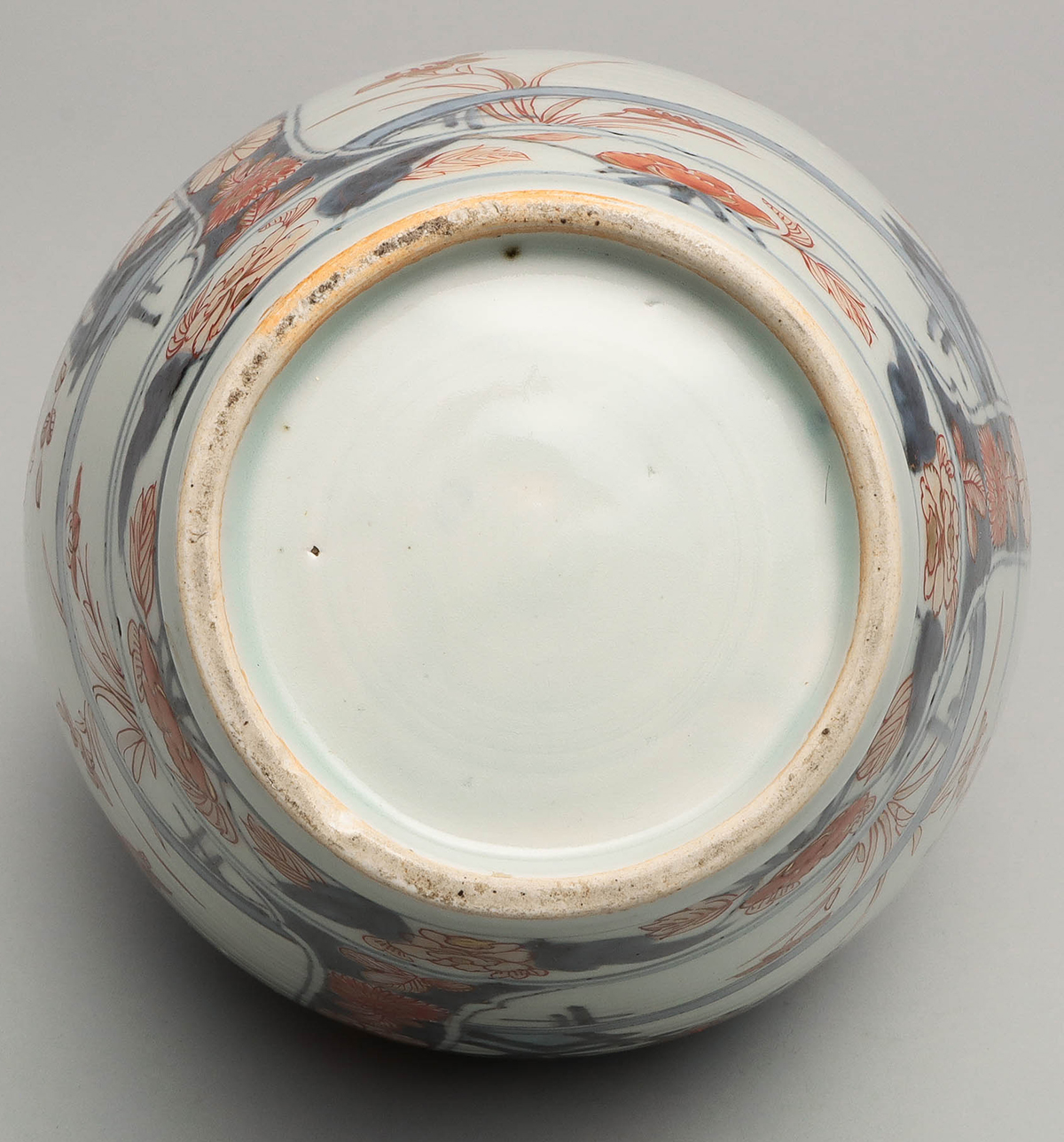 幕末〜明治 伊万里焼 花鳥図色絵花瓶一対(花器)(R-045304